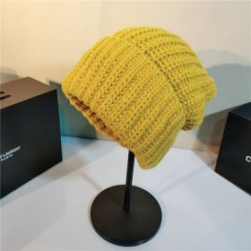 Simple Multi Color Big C Letter Winter Hat Women Winter Unisex Beanie Cap Outdoor Thick Warm Hip hop Sport Ski Knitted Hats (Color: 027, size: Adult)