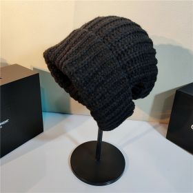 Simple Multi Color Big C Letter Winter Hat Women Winter Unisex Beanie Cap Outdoor Thick Warm Hip hop Sport Ski Knitted Hats (Color: 031, size: Adult)