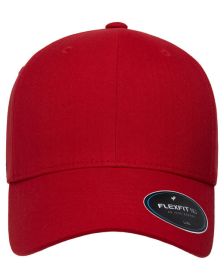 Flexfit 6100NU Adult NU Hat (Color: Red, size: S/M)