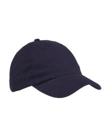 Big Accessories BX001Y Youth 6-Panel Brushed Twill Unstructured Cap (Color: NAVY, size: OS)