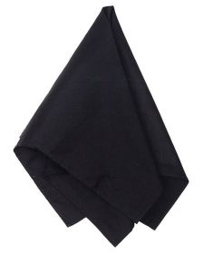 Big Accessories BA001 Solid Bandana (Color: Black, size: OS)