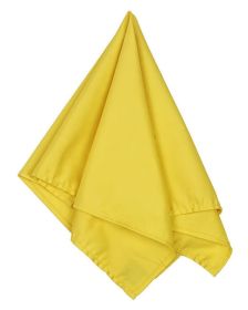 Big Accessories BA001 Solid Bandana (Color: Yellow, size: OS)
