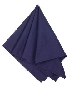 Big Accessories BA001 Solid Bandana (Color: NAVY, size: OS)