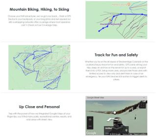 Real Time GPS Tracking Device for Snow Skis Patrol Safety + GPS card SIM (SKU: g70608ggpscatm1m)